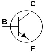 Il simbolo elettrico del transistor