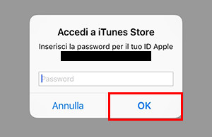 Aggiornamento software iOS