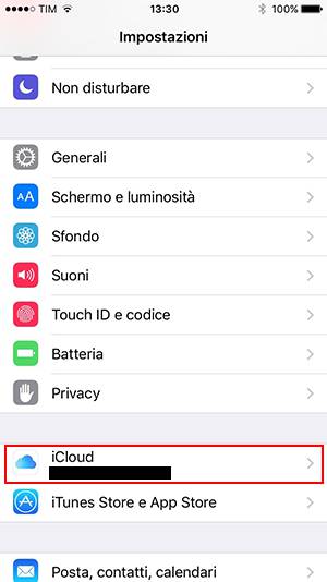 Aggiornamento software iOS