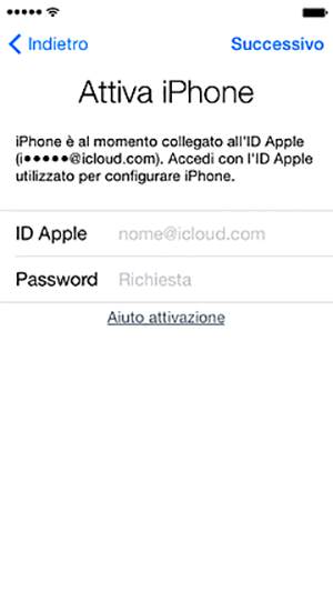 Aggiornamento software iOS