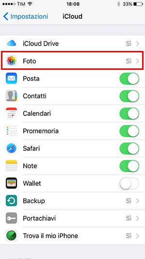 Aggiornamento software iOS