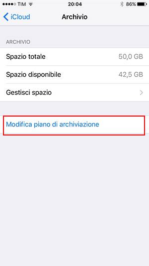 Aggiornamento software iOS