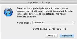 Aggiornamento software iOS