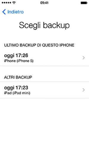 Aggiornamento software iOS