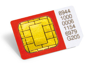 Una SIM card