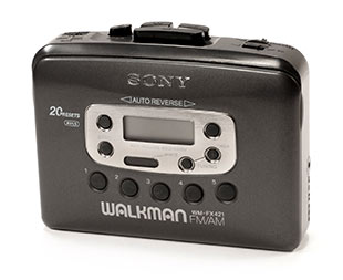 Un popolare Walkman degli anni '90